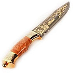 3288 Златоуст Оружие сувенирное НОЖ "Таёжный-С"  дамаск NZК
