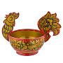 Конфетница "Петух". Хохлома, фотография 6. Интернет-магазин ЛАВКА ПОДАРКОВ