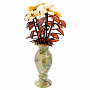 Янтарная композиция с ониксом "Цветы в вазе", фотография 4. Интернет-магазин ЛАВКА ПОДАРКОВ