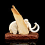 Скульптура из бивня мамонта и рога лося "Мамонт", фотография 3. Интернет-магазин ЛАВКА ПОДАРКОВ