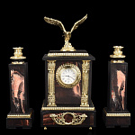 0032395/Ф Златоуст Часы в НАБОРе "ОРЕЛ" Яшма В П/У