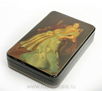  /18,5*12,5*4см Художественная роспись Шкатулка из серии "Русский портрет" /200