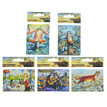 0071122 Сувенир НАБОР МАГНИТОВ 5 шт. Авт.РУМЯНЦЕВА "КОТЫ"