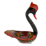 0072578/19*14*8см  Хохлома Братина "Лебедь" (миниатюрная)