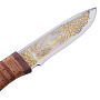Нож сувенирный с рукоятью из бересты "Урал". Златоуст, фотография 4. Интернет-магазин ЛАВКА ПОДАРКОВ
