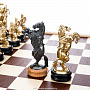 Шахматы деревянные с металлическими фигурами "Ледовое побоище", фотография 4. Интернет-магазин ЛАВКА ПОДАРКОВ