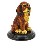 Скульптура из янтаря "Собака кокер-спаниель", фотография 4. Интернет-магазин ЛАВКА ПОДАРКОВ