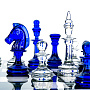 Шахматы с перламутром и стеклянными фигурами 45х45 см, фотография 8. Интернет-магазин ЛАВКА ПОДАРКОВ