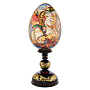 Пасхальное яйцо на подставке "Георгий Победоносец", фотография 1. Интернет-магазин ЛАВКА ПОДАРКОВ