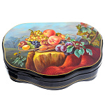  /18*12*4см Художественная роспись Шкатулка "ЛЕТО" фигурная /140