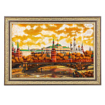 Картина янтарная "Кремлевский мост" 60х40 см