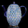 Кофейник «Кобальтовая сетка». Форма Тюльпан. ИФЗ, фотография 6. Интернет-магазин ЛАВКА ПОДАРКОВ