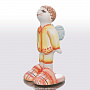 Скульптура "Ангел в тапочках" Гжель, фотография 2. Интернет-магазин ЛАВКА ПОДАРКОВ