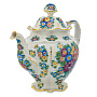 Чайник "Семейный". Гжель в цвете, фотография 2. Интернет-магазин ЛАВКА ПОДАРКОВ