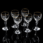 0049229/13756-6701 Набор рюмок отв.зол, 65 г, 900/43-лотос