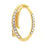 0071360/ДББКО516894  Бижутерия БРОШЬ БУКВА"О" золотая