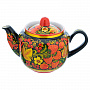 Самовар электрический 3 л "Клубника". Хохлома, фотография 3. Интернет-магазин ЛАВКА ПОДАРКОВ