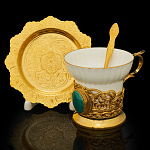 Кофейная пара "Малахит". Златоуст