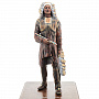Деревянная резная скульптура "Индеец с трубкой". Высота 81 см, фотография 5. Интернет-магазин ЛАВКА ПОДАРКОВ