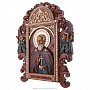 Икона деревянная "Сергий Радонежский" 75х65 см, фотография 2. Интернет-магазин ЛАВКА ПОДАРКОВ