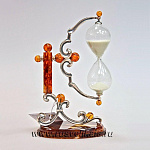 6591-Б Янтарь Сувенирные песочные часы Бронза