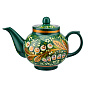 Чайник заварочный 0,5 л "Ландыш" в стиле Хохлома, фотография 1. Интернет-магазин ЛАВКА ПОДАРКОВ