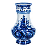 202906 ГЖЕЛЬ ВАЗА ВЕСЕННЯЯ, h=23см,  в коб 