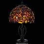 Настольная лампа из янтаря и бронзы. Высота 42 см, фотография 1. Интернет-магазин ЛАВКА ПОДАРКОВ