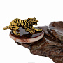 Настольный набор с часами-шаром "Тигр" из натурального камня, фотография 4. Интернет-магазин ЛАВКА ПОДАРКОВ