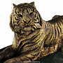 Бронзовая скульптура на подставке из камня "Тигр", фотография 3. Интернет-магазин ЛАВКА ПОДАРКОВ