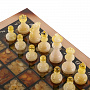 Шахматы с инкрустацией и фигурами из янтаря 34х34 см, фотография 11. Интернет-магазин ЛАВКА ПОДАРКОВ