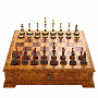 Шахматный ларец из березового капа с янтарными фигурами, фотография 7. Интернет-магазин ЛАВКА ПОДАРКОВ