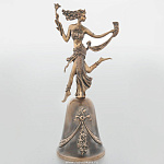 0021584 Бронза Колокольчик "Танцовщица" патиниров.