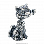 Статуэтка "Кот с трубкой". Серебро 925*, фотография 2. Интернет-магазин ЛАВКА ПОДАРКОВ