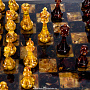 Шахматный ларец с янтарными фигурами 45х45 см, фотография 6. Интернет-магазин ЛАВКА ПОДАРКОВ