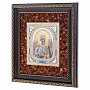 Настенная янтарная икона "Ангел Хранитель" 19х22 см, фотография 2. Интернет-магазин ЛАВКА ПОДАРКОВ