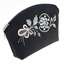 Косметичка "Заря". Черная с вышивкой, фотография 5. Интернет-магазин ЛАВКА ПОДАРКОВ