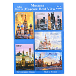 0029053 Сувенир НАБОР  МАГНИТОВ " МОСКВА" 5 шт