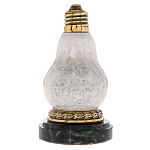 11242 Бронза Скульптура "Лампочка" Змеевик, Мрамор (4.133)