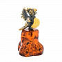 Статуэтка с янтарем ""Попугай", фотография 3. Интернет-магазин ЛАВКА ПОДАРКОВ