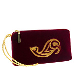 -2000357066436 Чехол сувенирный "Кошка" бархат Разм. 8*15 Мод. 817 Рис. 1791 А, (Т00023256) б