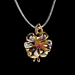 823920/5,56г Серебро 925* ПОДВЕСКА вст.фианит р/п