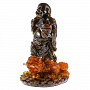 Статуэтка из янтаря "Будда", фотография 4. Интернет-магазин ЛАВКА ПОДАРКОВ