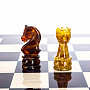 Шахматный ларец с янтарными фигурами 48х48 см, фотография 5. Интернет-магазин ЛАВКА ПОДАРКОВ