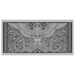 500044 Сувенирный шарф "Русский витязь" 80*180 см, 70% шерсть, 30% модал МД Нины Ручкиной