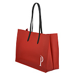 Подарочный пакет-упаковка из экокожи "Р" 32х15х42 см