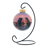 Елочный шар с ручной росписью "Санкт-Петербург"