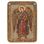 0074157-RTI-656.m/21*29см Икона подарочная "Архангел Гавриил" мор.дуб  в ПУ