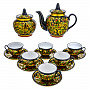 Чайный сервиз на 6 персон "Кудрина". Хохлома, фотография 6. Интернет-магазин ЛАВКА ПОДАРКОВ