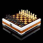 0055726 Шахматный ларец "КРИСТАЛЛ" с фигурами  АВШ018